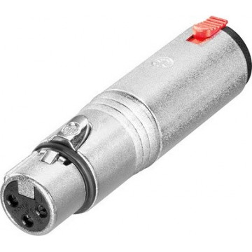 Neutrik NA3FJ - Adaptor Jack 6.3 mm mama - XLR mama