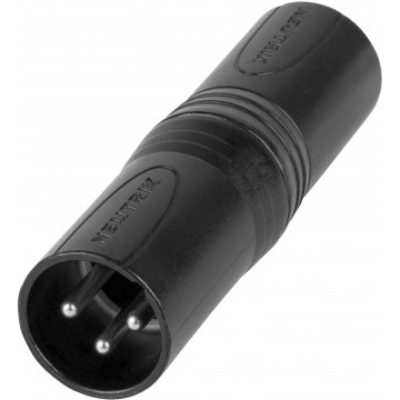 Neutrik NA3MM-B - Adaptor XLR tata - XLR tata