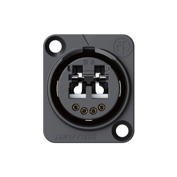 Neutrik NO2-4FDW-1-A - Conector fibra optica tip LC pentru panou - Img 2