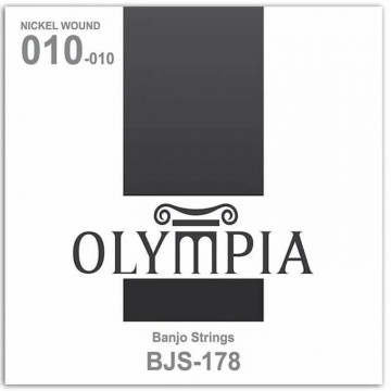 Olympia BJS178 Otel-Nichel 10-10 - Set de corzi pentru banjo
