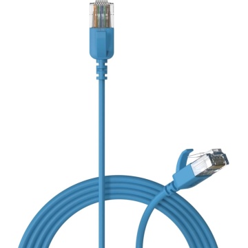 ProCab CSD560BU/0.15 - Cablu de retea 0.15 metri CAT6A U/UTP RJ45 tata - RJ45 tata slim 30 AWG LSHF - Img 3