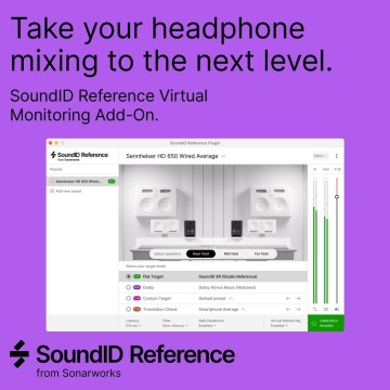 Sonarworks SoundID Reference Virtual Monitoring - Add-on monitorizare virtuala cu simulari sisteme audio consumer - Img 2