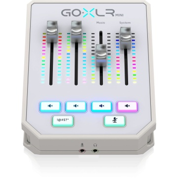TC Helicon GoXLR MINI-WH - Interfata/mixer audio pentru livestream si gaming - Img 2