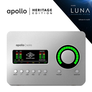 Universal Audio Apollo Solo Thunderbolt 3 Heritage Edition pt. Mac - Interfata Audio Thunderbolt 3 - Img 5