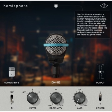 Universal Audio SD-5 - Microfon dinamic supercardioid - Img 10