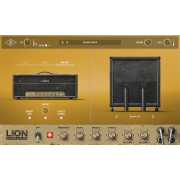 Universal Audio UAD Lion '68 Super Lead Amp - Plugin amp sim british plexi cu 3 configuratii si 6 setup-uri de cab si microfon - Img 3