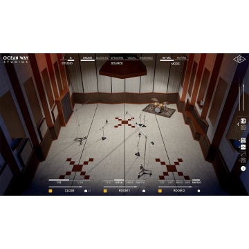 Universal Audio UAD Ocean Way Studios Deluxe - Plugin reverb cu functii avansate de room modeling si re-miking