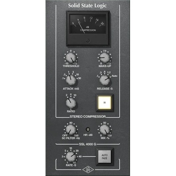 Universal Audio UAD SSL 4000 G Bus Compressor - Plugin emulare compresor stereo pentru bus