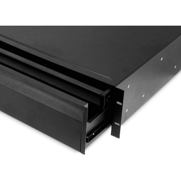 Adam Hall 19 Parts Rack Drawer 03 Double Ergo - Sertar rack 19" 3U din otel cu sertar interior 1U - Img 4
