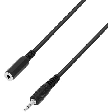 Adam Hall 3 Star BYW 0100 - Cablu prelungitor jack stereo - 3.5 mm