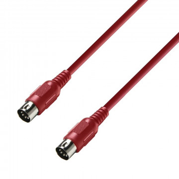 Adam Hall 3Star MIDI RED 1.5m - Cablu MIDI