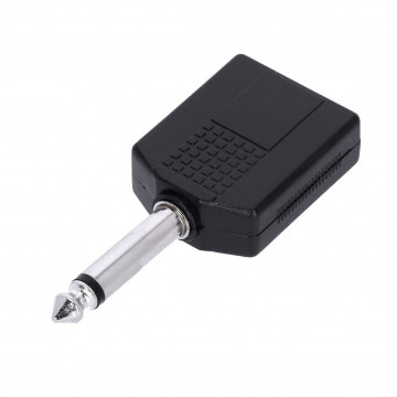 Adam Hall 4 STAR AY JF2 JM2 - Adaptor 2 x Jack 6.3 mm mama - Jack 6.3 mm tata TS