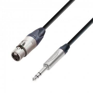 Adam Hall 5Star Mic XLRf-TRS 5m - Cablu de microfon