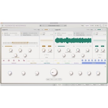 Arturia Augmented WOODWINDS - Plugin instrument virtual hibrid cu instrumente de suflat din lemn si 300+ preseturi - Img 2