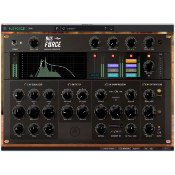 Arturia Bus FORCE - Plugin multi-efect stereo cu procesare paralela EQ compresie saturatie si clipping - Img 3