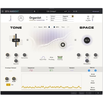 Arturia Efx AMBIENT - Plugin audio ambient cu procesare spectrala cu 6 moduri si modulatie avansata - Img 3