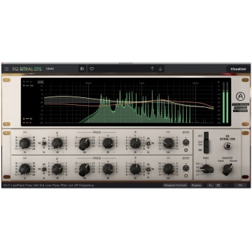 Arturia EQ SITRAL-295 - Plugin egalizator stereo vintage cu procesare mid-side si filtre high-pass/low-pass