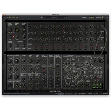 Arturia KORG MS-20 V - Plugin sintetizator virtual analog semi-modular cu polifonie de 6 voci sequencer si 200 preseturi - Img 5