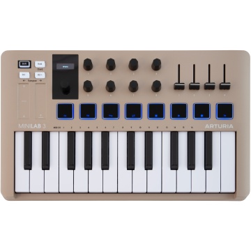 Arturia MiniLab Mk3 Champagne - Claviatura MIDI portabila