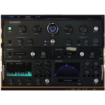 Arturia Rev INTENSITY - Plugin reverb algoritmic cu modulare avansata si side-chain