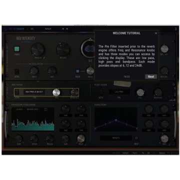 Arturia Rev INTENSITY - Plugin reverb algoritmic cu modulare avansata si side-chain - Img 3