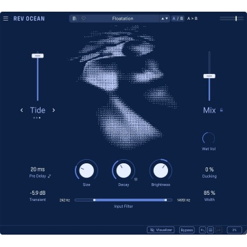 Arturia Rev OCEAN - Plugin reverb creativ FDN cu 3 moduri si modulatie - Img 2