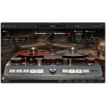Arturia Tape J-37 - Plugin efect magnetofon Studer J37 cu lampi si banda magnetica 4 moduri de culoare si 25 preseturi