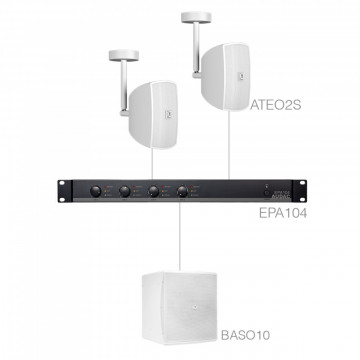 Audac SUBLI2.3EC/W - Sistem complet pentru instalatii audio fixe