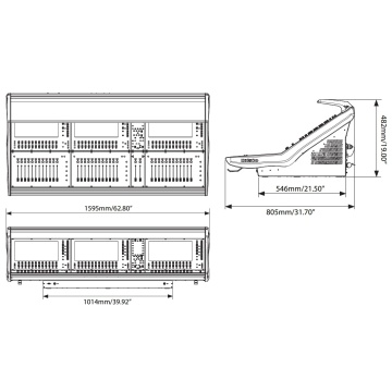 DiGiCo Quantum 338 - Consola digitala de mixaj audio - Img 7