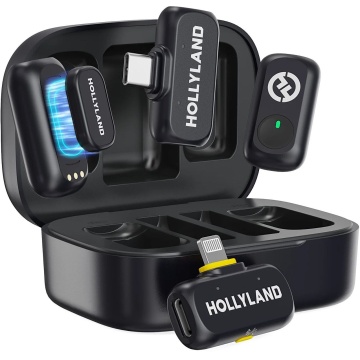 Hollyland LARK A1 Combo - Space Gray - Sistem Lavaliera Wireless 2.4 GHz cu 2 Transmitatoare - Img 2