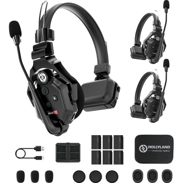 Hollyland Solidcom C1-3S - Sistem Comunicatie Intercom Headset 3 casti