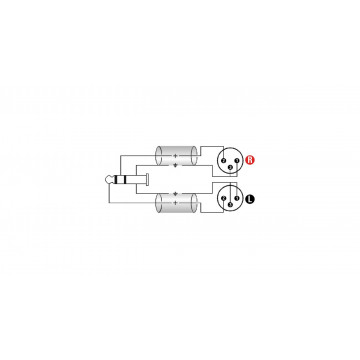 KLOTZ AY9-0100 Jack 3.5 mm tata - 2 x XLR tata - Cablu adaptor Y - Img 3