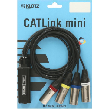 KLOTZ CLAES-MINI04 CATLink MINI 4 x XLR - etherCON - Cablu multicore