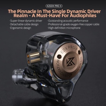 KZ Acoustics EDX Pro X Black - Casti monitorizare In-Ear - Img 4