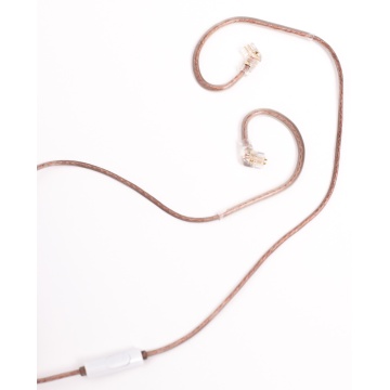 KZ Acoustics Transparent & Black Cable C PIN MIC 46-20 - Cablu pentru casti in-ear - Img 5