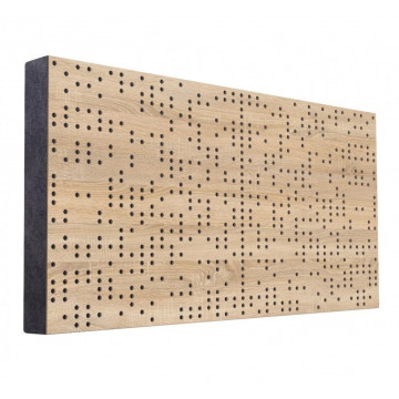Mega Acoustic FiberPRO 120 Binary Positive Stejar Gri Deschis - Panou acustic cu vata minerala