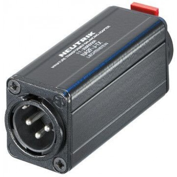 Neutrik NA2M-J-TX - Adaptor transformator balansat Jack 6.3 mm mama - XLR tata