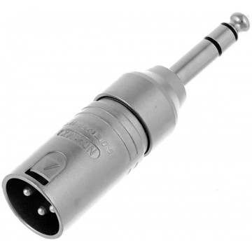 Neutrik NA3MP - Adaptor Jack 6.3 mm tata - XLR tata