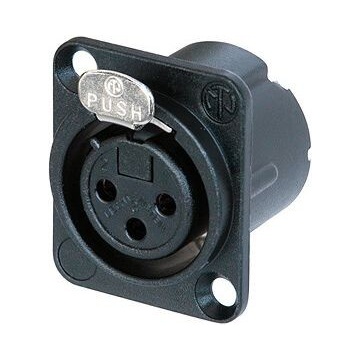 Neutrik NC3FD-LX-B - Conector XLR mama 3 pini