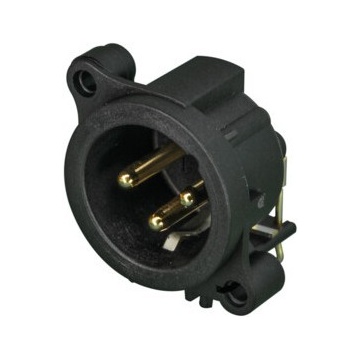 Neutrik NC3MAAH-0 - Conector XLR tata 3 pini