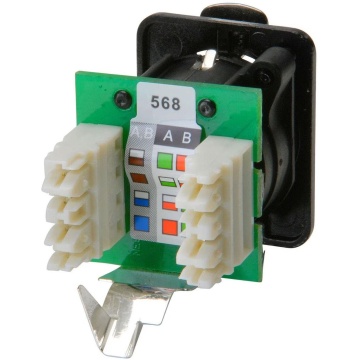 Neutrik NE8FDV-YK-B - Conector RJ45 pentru PCB - Img 2