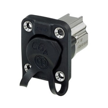 Neutrik NE8FDX-Y6-W - Conector RJ45 pentru panou