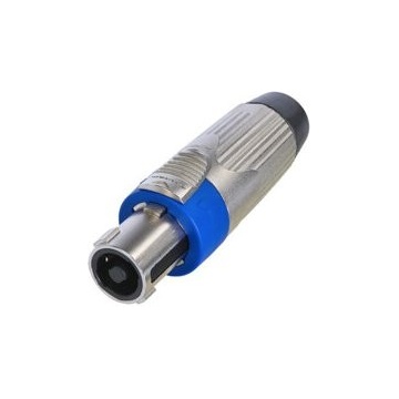 Neutrik NLT4FXX - Conector Speakon mama cu 4 pini metalic pentru cablu Quick Lock