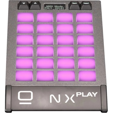 Obsidian NX Play - Controller ONYX cu 24 pad-uri RGB 4 taste LED USB-C 2.0 si MIDI optional - Img 9