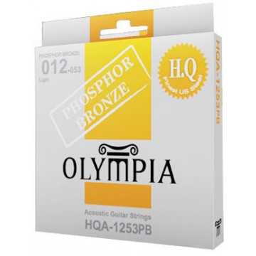 Olympia HQA1253PB Fosfor-Bronz Light 12-53 - Set corzi chitara acustica