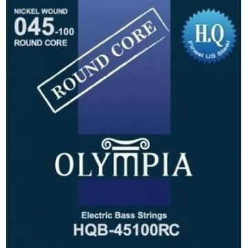 Olympia HQB45100RC Round-Core Otel-Nichel 45-100 - Set corzi chitara bass