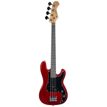 Prodipe Guitars PB Junior Candy Apple Red - Chitara bass electrica cu scala redusa