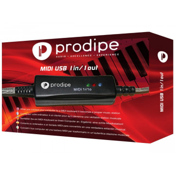 Prodipe Interface MIDI USB 1in/1out - Interfata MIDI
