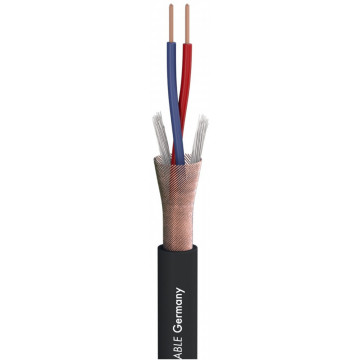Sommer Cable 200-0001 Stage 22 Highflex Black - Cablu de microfon la metru