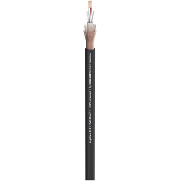 Sommer Cable SC-Galileo 238 2 x 0,38 mm2 PVC diametru 7,00 mm Black - Cablu microfon balansat 2x 0,38 mm2 cu ecranare dubla spiralata din cupru, diametru 7 mm, negru - Img 2